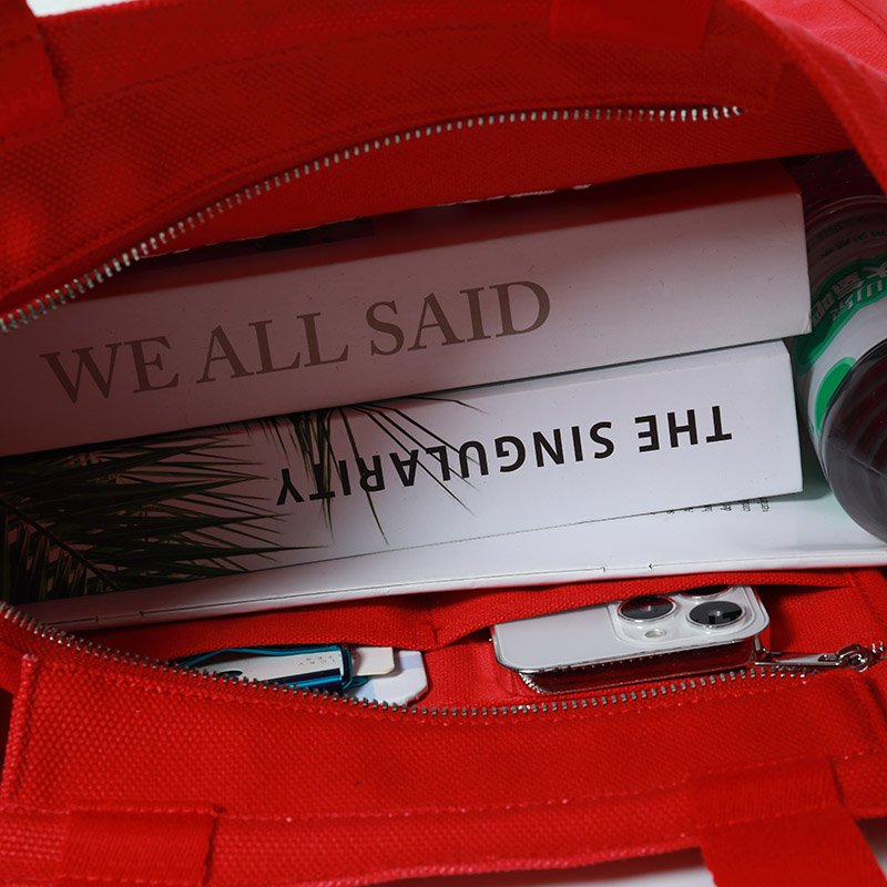 帆布袋-爱与专注-红色-04